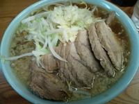 「ぶたダブル小ラーメン ニンニク少し」@ラーメン二郎 亀戸店の写真