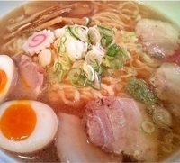 「中華そば+味玉（開店価格750円→650円+100円）」@中華そば 椿の写真