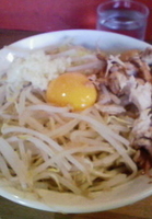 「油そば（700円）」@ラーメン髭の写真