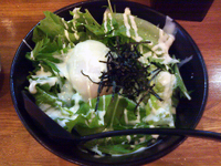 「汁なし温麺温玉入り（700円）」@相模原 虎心房の写真