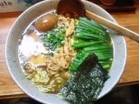 「小ねぎらーめん（醤油）+味玉」@麺や 八雲の写真