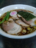 「脇バラ肉中華そば」@かまや食堂の写真