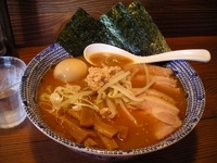 「『特製ら～麺 普通盛+みそスープ（￥950+100）』」@つけ麺 志こつの写真