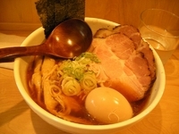 「『特製そば+大盛（￥900+100）』」@中華蕎麦 蘭鋳の写真