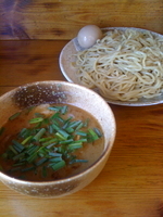 「つけ麺中」@鶏そばや 竜神洞の写真