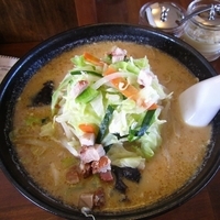 「ゴマタンメン（ミルク風味）950円」@手打中華 彩華の写真