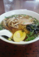 「醤油ラーメン（300円）本日サービス」@中国料理 和楽の写真