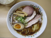 「昔ながらのらーめん大盛り」@煮干鰮らーめん 圓の写真