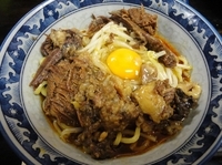 「牛すじぶっかけ 【800円】」@らーめんしょっぷ中吉 綾瀬店の写真