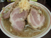 「チャーシューメン ニンニク 味濃いめ」@ラーメン蘭の写真