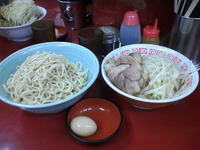 「大豚ラーメン、つけ麺券、味付け玉子」@ラーメン二郎 相模大野店の写真