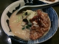 「ロース唐揚げ入り 特製ちゃんぽん 780円」@すぱいすの写真