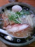 「塩らーめん+味玉」@らーめん 元山亭の写真