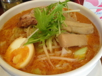 「味噌ラーメン（750円）+大盛り（0円）」@麺家 彩華 池上店の写真