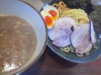 「メガ豚煮干しつけ麺（2玉）+特製」@らーめん 福たけ 桜木本店の写真