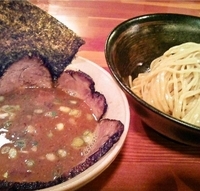 「ちゃーしゅうつけ麺（こってり）1000円」@瞠 池袋店の写真