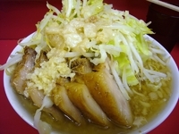 「小豚ラーメン【ヤサイ・ニンニクアブラ】（800円）」@ラーメン二郎 千住大橋駅前店の写真