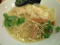 「塩ワンタンめん（750円）+チャーシュー丼（350円）」@らーめん かじゅんの写真