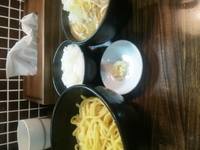 「味噌つけ麺890ランチニンニクライス無料」@麺処 花田 池袋店の写真