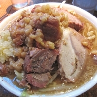 「豚ラーメン・ニンニク 900円」@ラーメン荘 その先にあるものの写真