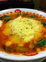 「太陽のチーズラーメン」@太陽のトマト麺 福島駅前支店の写真