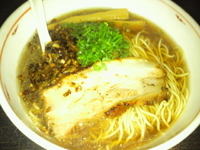 「醤油煮干しらぁ麺」@麺や Bar 渦の写真