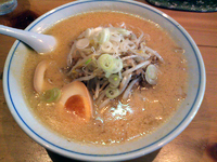 「味噌ラーメン並（650円）+味玉（100円）」@大正麺業の写真
