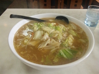 「サッポロ 麺硬め （800円）+大盛り（100円）+こまちクーポ」@船場食堂の写真