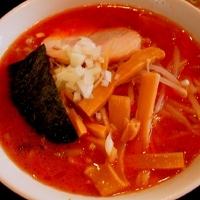 「辛ラーメン 大（麺カタメ）￥800」@麺屋 松尾の写真