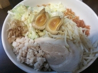 「汁なし200g+あぶら 750円」@太極軒の写真