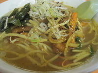 「期間限定 カレー味肉そば 500円」@純手打ちラーメン まことやの写真