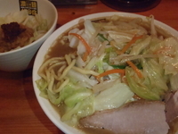 「濃菜麺野菜大盛（800円）+大盛（100円）+辛々ジロベジ（10」@濃菜麺 井の庄の写真