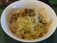 「まぜそば750円」@インフィニの写真