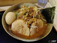 「味噌らーめん（夜限定）￥850+味付玉子￥100」@食処 渓の写真