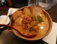 「信州炙りチャーシュー麺」@麺場 田所商店 本店の写真