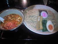 「赤いつけそば 特盛り」@俊麺なが田の写真