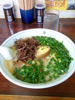 「くまもとラーメン特盛り（2玉）900円」@熊本ラーメン みち丸の写真