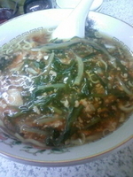 「スタミナラーメン大盛り+チャーハン大盛り+餃子」@娘々 北浦和店の写真