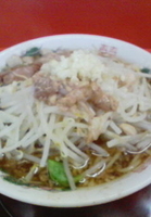 「小ラーメン（500円）」@麺でる 戸越店の写真