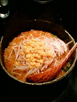 「みそこってりラーメン:750円」@らーめんダイニング ど・みそ 八丁堀店の写真