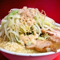 「ラーメン（ニンニクアブラ）」@ラーメン二郎 神田神保町店の写真