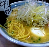 「塩+ネギ+半熟玉子（946円）  +ニンニククラッシュ3個（ただ」@禪の写真