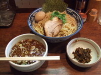 「つけ麺大盛+辛高菜」@中華そば 旋の写真