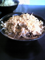 「ラーメン+節盛り」@自家製麺 キリンジの写真