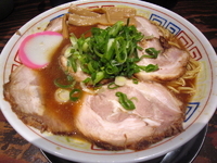 「ちゃーしゅーそば（大盛）」@紀州和歌山ラーメン まっち棒 溝の口店の写真