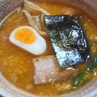 「濃厚背脂味噌らーめん ￥800」@らーめん 大葉 土浦店の写真