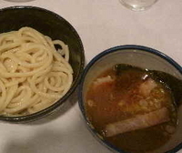 「ミニつけめん（550円）」@頑者 新横浜ラーメン博物館店の写真