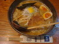 「らーめん(1.5玉/195g)+味付玉子(ちまきパスポート)」@ラーメン専科 大岡山 しま坂の写真