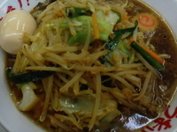 「タンメン（大盛り）+味玉」@熱血!!スタミナタンメン五郎ちゃんの写真