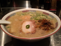 「ラーメン+半熟煮玉子+激辛高菜+替玉（お試し券）-クーポン券=【」@一風堂 大森店の写真